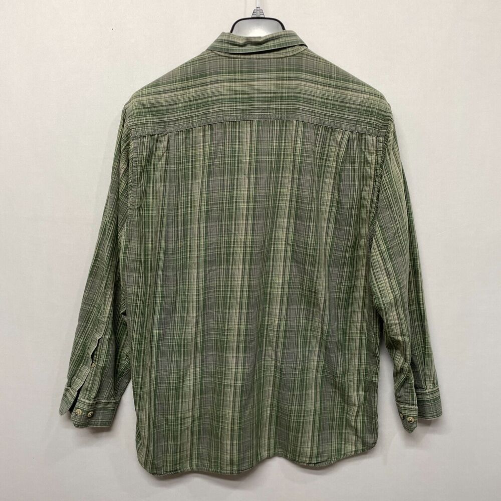 Columbia Men Long Sleeve Button Shirt Top Size Large Cotton B344 -18 - Picture 9 of 13